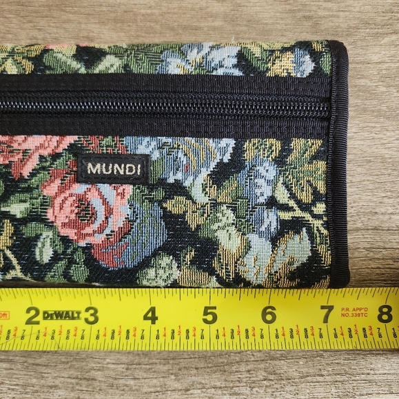 Mundi Floral Tapestry Wallet 80' Vintage Wallet - Picture 8 of 9